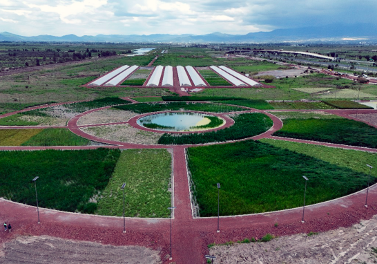 Parque Ecológico Lago de Texcoco. Foto EE: Cortesía / Presidencia de México