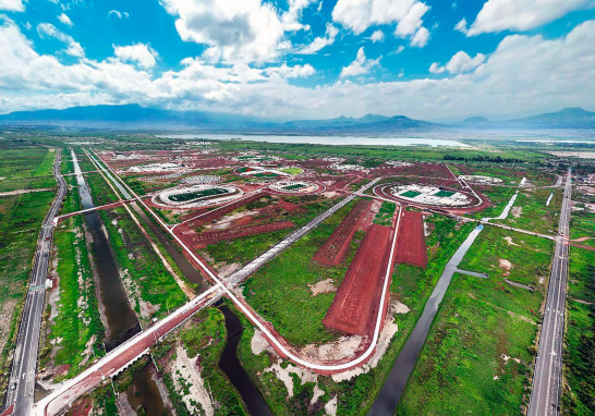 Parque Ecológico Lago de Texcoco. Foto EE: Cortesía / Presidencia de México