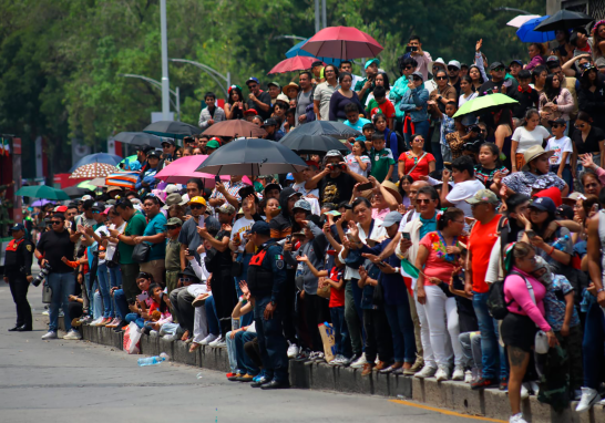 Desfile Cívico Militar del 16 de septiembre 2024. Foto EE: Rosario Servin