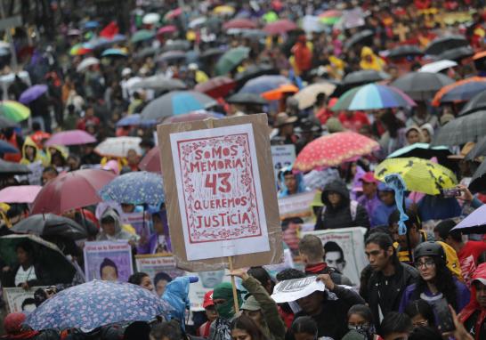 10° Aniversario del caso Ayotzinapa.