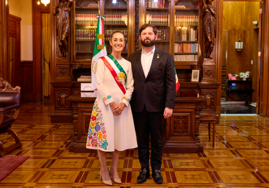 Claudia Sheinbaum compartió fotografías con algunos de los invitados internacionales que acudieron a su toma de posesión como Presidenta de México.