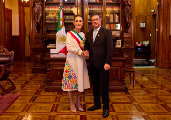 Claudia Sheinbaum compartió fotografías con algunos de los invitados internacionales que acudieron a su toma de posesión como Presidenta de México.