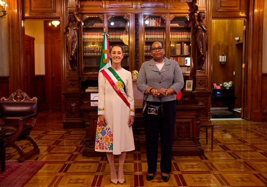 Claudia Sheinbaum compartió fotografías con algunos de los invitados internacionales que acudieron a su toma de posesión como Presidenta de México.