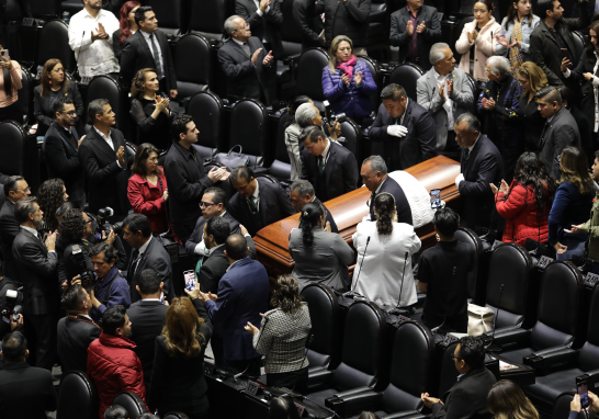 Homenaje luctuoso de Ifigenia Martínez en la Cámara de Diputados.