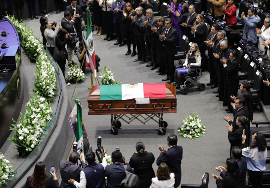 Homenaje luctuoso de Ifigenia Martínez en la Cámara de Diputados.