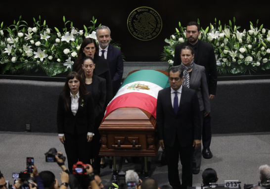 Homenaje luctuoso de Ifigenia Martínez en la Cámara de Diputados.