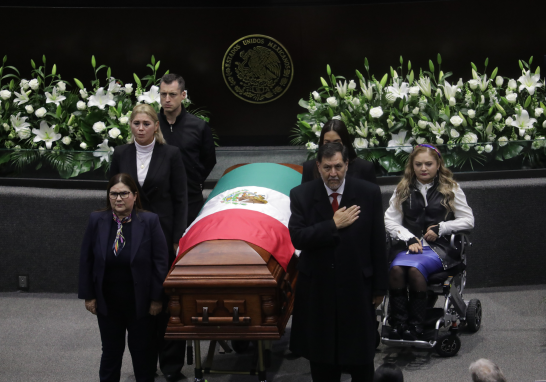 Homenaje luctuoso de Ifigenia Martínez en la Cámara de Diputados.