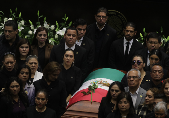 Homenaje luctuoso de Ifigenia Martínez en la Cámara de Diputados.