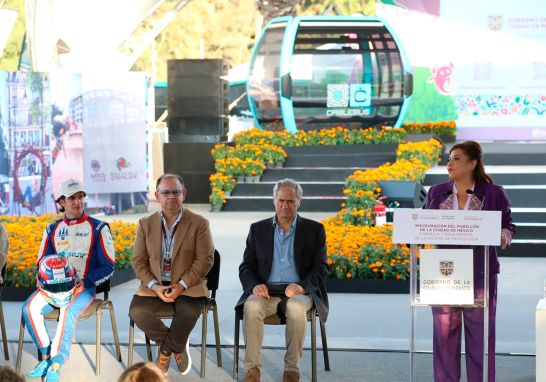 Inauguración del Pabellón de la Ciudad de México.