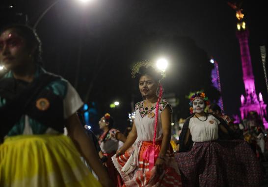 Procesión Nocturna de Catrinas 2024