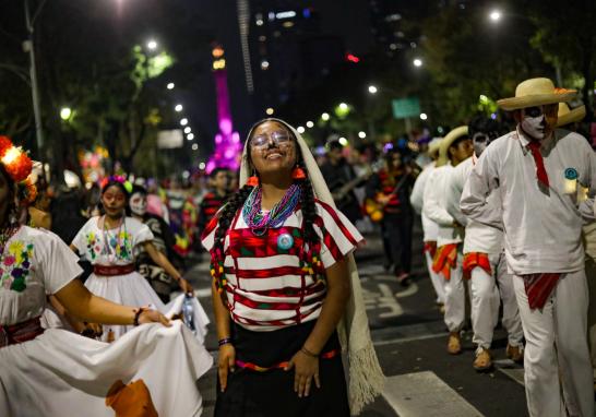 Procesión Nocturna de Catrinas 2024