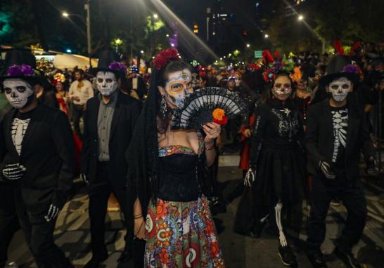 Procesión Nocturna de Catrinas 2024