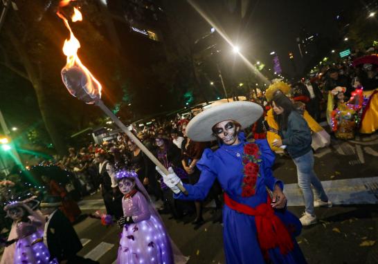 Procesión Nocturna de Catrinas 2024