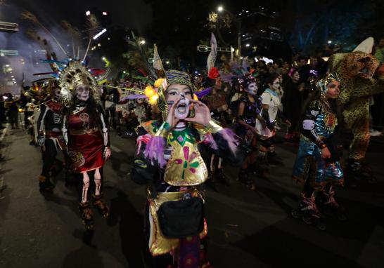 Procesión Nocturna de Catrinas 2024