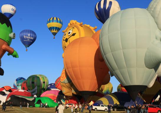 Inauguración de la Feria Internacional del Globo de León 2024