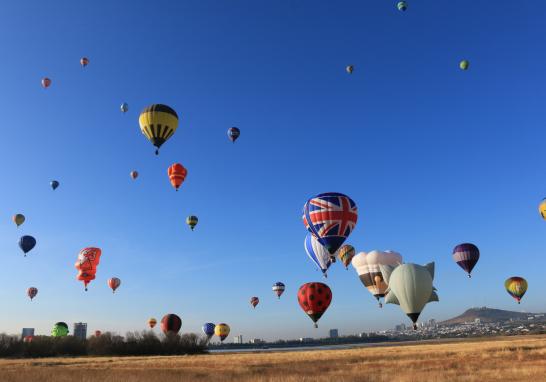 Inauguración de la Feria Internacional del Globo de León 2024