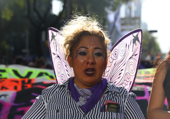 Contingentes, activistas y ciudadanas salen a las calles este 25 de noviembre con motivo del Día Internacional de la Eliminación de la Violencia en Contra de la Mujer.