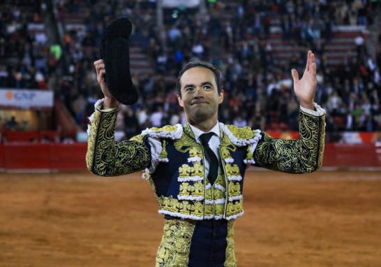 El matador Juan Pablo Sánchez en su participación en la Plaza México