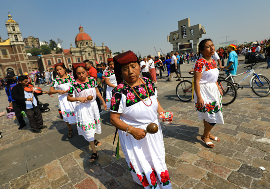 Millones de fieles visitaron la Basílica de Guadalupe, para cantar las mañanitas a la virgen.