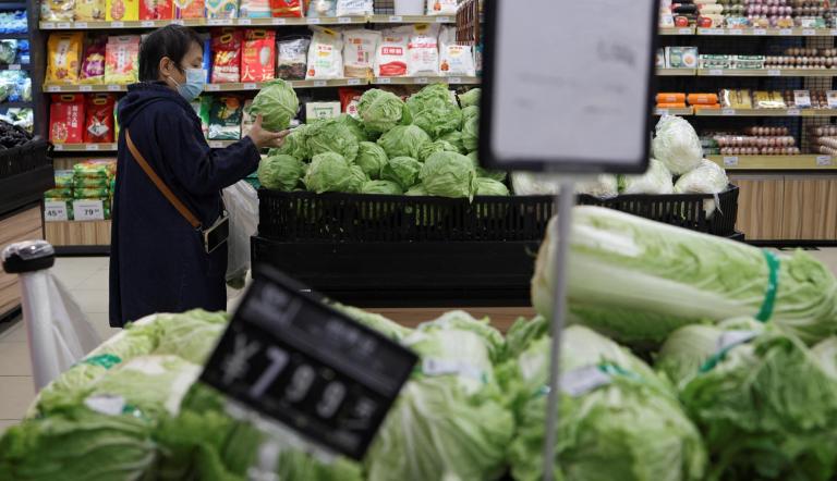 Supermercado en Beijing, China. Foto: Reuters