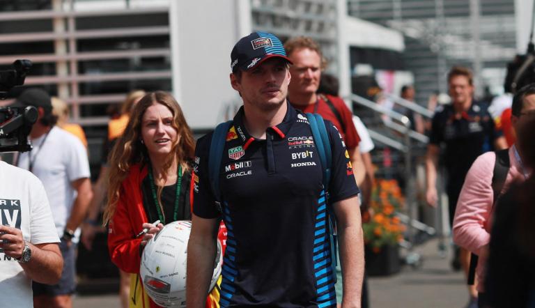 Max Verstappen de Red Bull llega antes del Gran Premio de la Ciudad de México