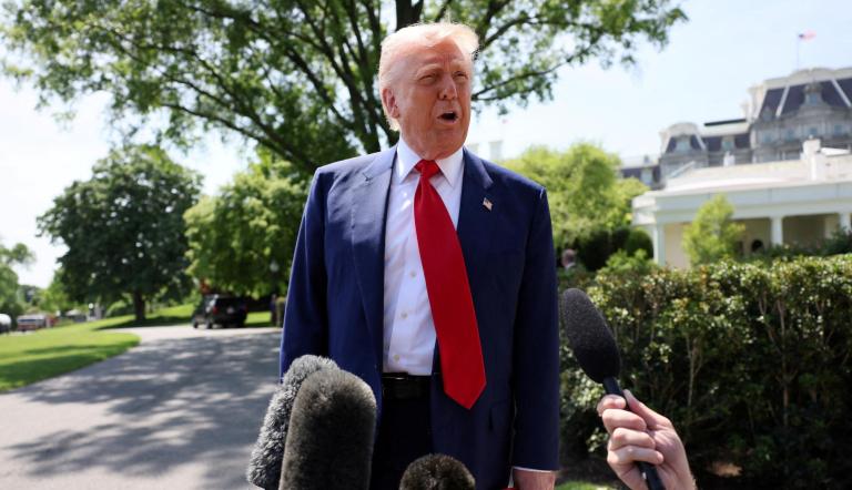 El presidente Donald Trump celebró sus 100 días en oficina con un mitin en Michigan. Foto: Reuters