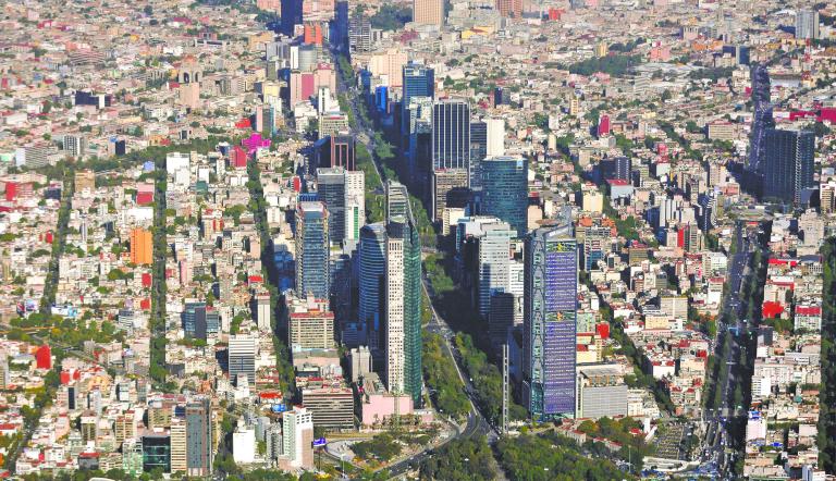 Toma panorámica de la Ciudad de México. Foto: Shutterstock