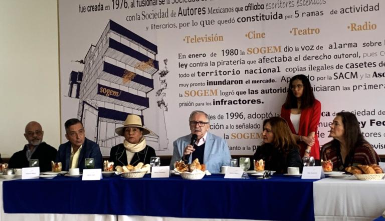 Manuel Rodríguez Ajenjo, presidente de la Sogem, encabezó la conferencia de prensa.