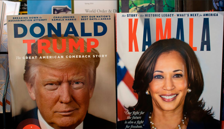 Los dos candidatos ocupaban la portada de sendas revistas el pasado mes de septiembre.