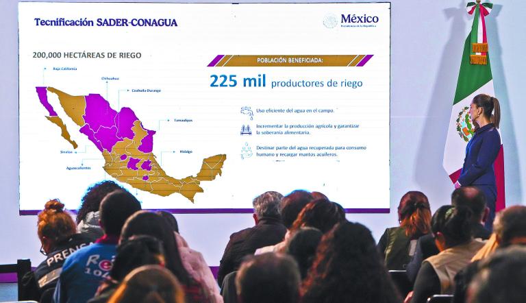 El Gobierno de México invertirá más de 20,000 millones de pesos en proyectos hídricos en México durante el 2025.