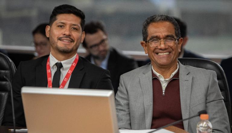 Francisco Adán Romero Esparza y Javier Núñez López, nuevos funcionarios del Infonavit.