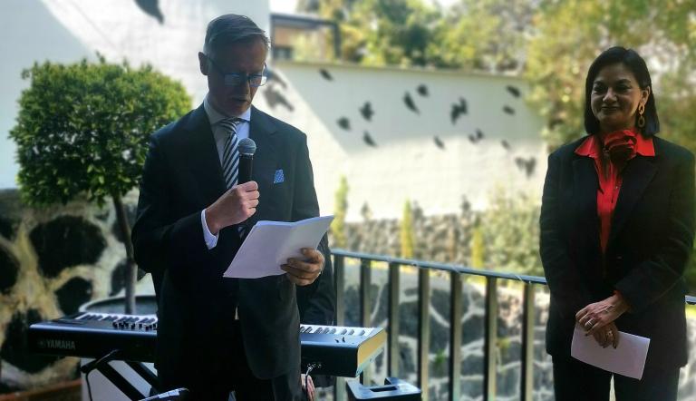 Ari Mäki, embajador de Finlandia en México.