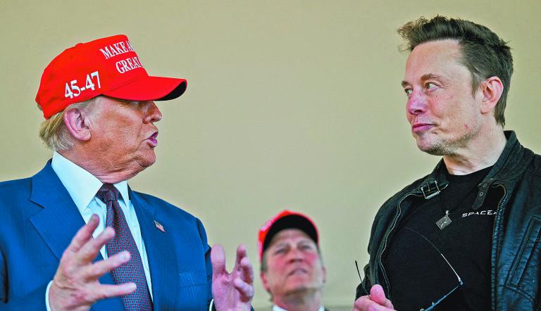 Donald Trump y Elon Musk en imagen del 19 de noviembre, en Brownsville, Texas.