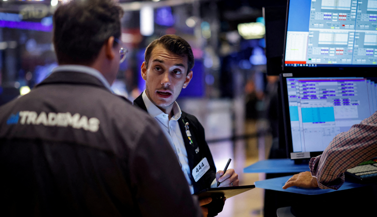 Traders en Wall Street.