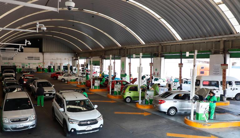 Centro de verificación de la Ciudad de México.