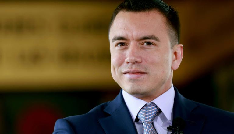 Daniel Noboa, presidente de Ecuador.