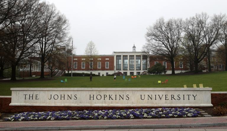 Panorámica de la Universidad Johns Hopkins.