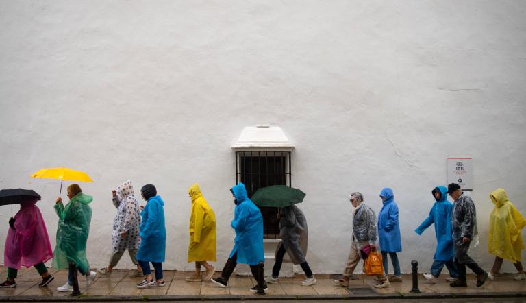 La tormenta tropical Laurence llegó a España este lunes
