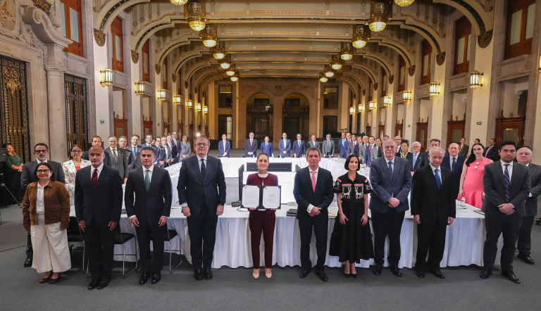 La presidenta Claudia Sheinbaum se reunió con empresarios para la renovación del Pacic.