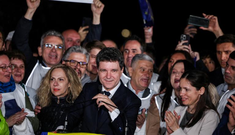 El alcalde centrista proeuropeo de Bucarest, Nicusor Dan. Foto: Reuters