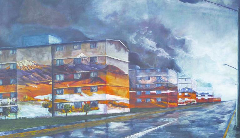 La muestra tiene el propósito “embellecer la tragedia”, dice el autor. Foto EE: Especial