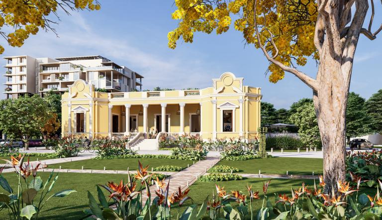 Proyecto de residencia de Tivoli en Mérida.