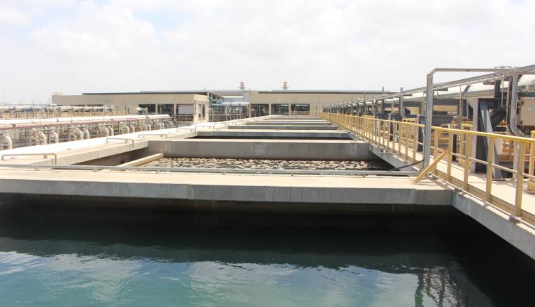 La planta desalinizadora Sorek, en Tel Aviv, abastece de agua potable al 80% de los hogares israelitas.