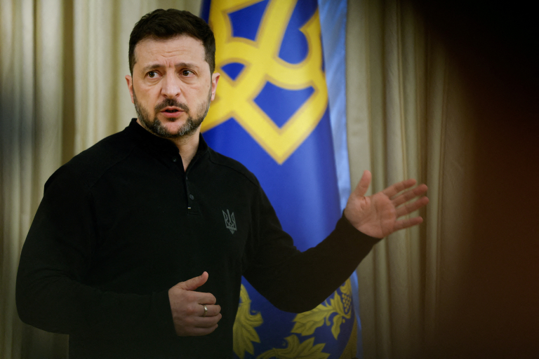 Volodimir Zelenski, presidente de Ucrania.