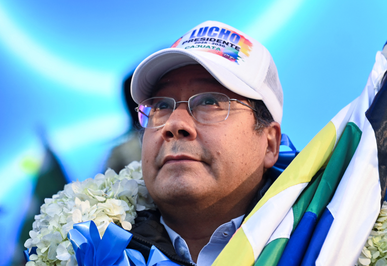 Luis Arce, presidente de Bolivia.