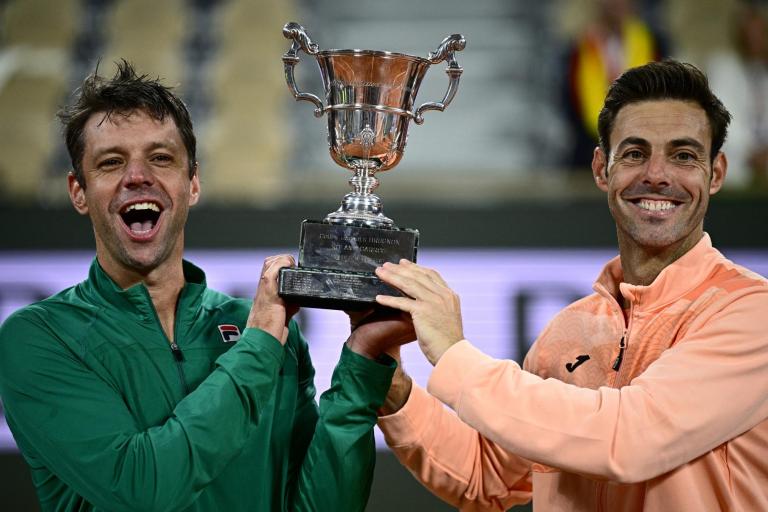 El argentino Horacio Zeballos y el español Marcel Granollers.
