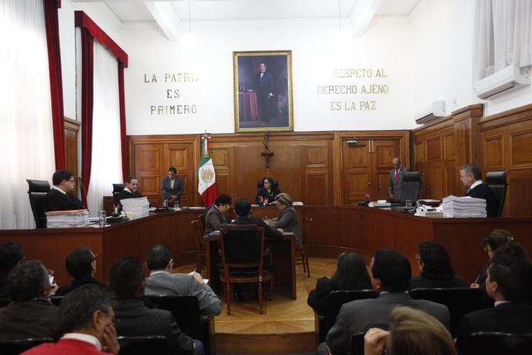 Sesión de la Primera Sala de la Suprema Corte de este 6 de diciembre.