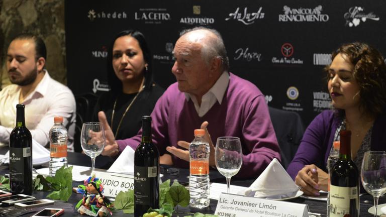 QUERETARO,QRO 22.02.18  RUEDA DE PRENSA CIEN VINOS MEXICANOS VI√ëEDOS LA REDONDA.