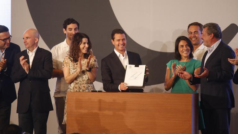 ENRIQUE PE�A NIETO DURANTE LA INAUGURACION DE LA 81 CONVENCION BANCARIA ACAPULCO GUERRERO . FOTO : HUGO SALAZAR / EL ECONOMISTA .