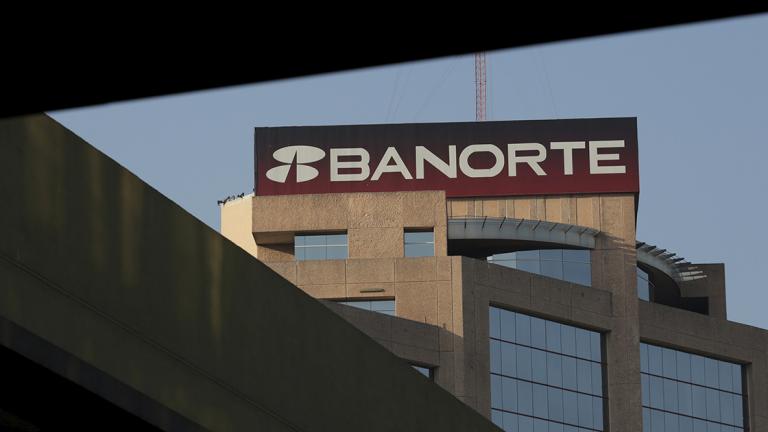 Partial view of the headquarters of Banorte bank is pictured in Monterrey - A partial view of the headquarters of Banorte bank is pictured in Monterrey, Mexico, December 5, 2017. REUTERS/Daniel Becerril